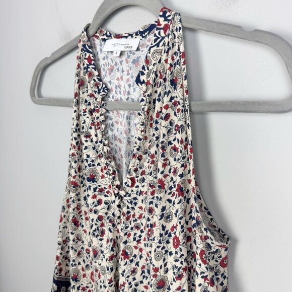 ROSETTA GETTY | Floral Sleeveless Handkerchief Skirt Midi Dress Women’s Size S - Picture 5 of 11